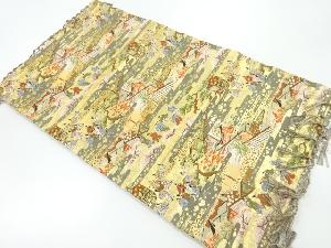 時代人物模様織出し卓布